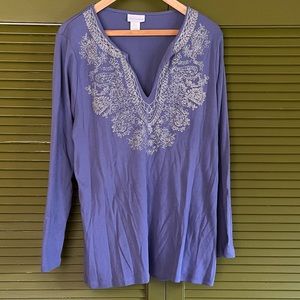 Soft Surrounding V-Neck Tee